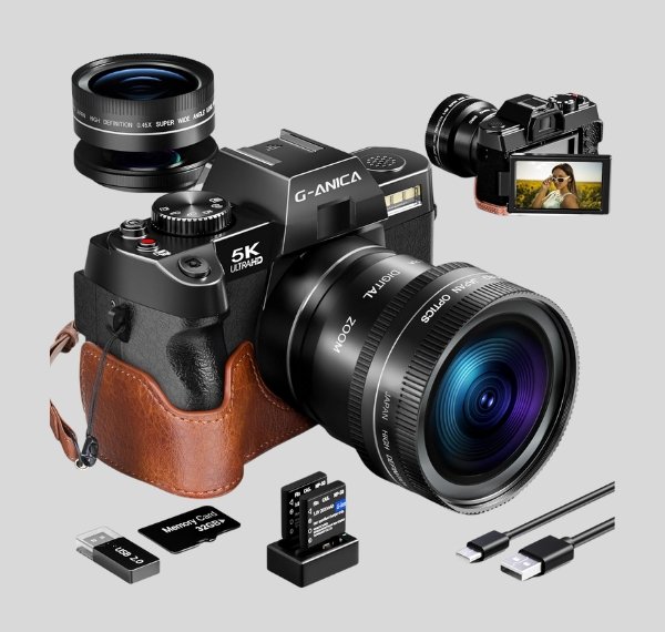Digital Camera, 48MP Cameras for Photography with WiFi & App Control